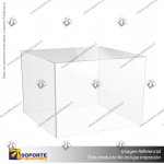 ACRYLIC BOX CASE | 5 SIDED DISPLAY BOX | MUSEUM BOX CASE | SQUARE BOX | ACRYLIC CUBE 10" X 10" X 10"